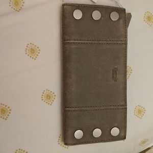 Hammitt grey leather wallet